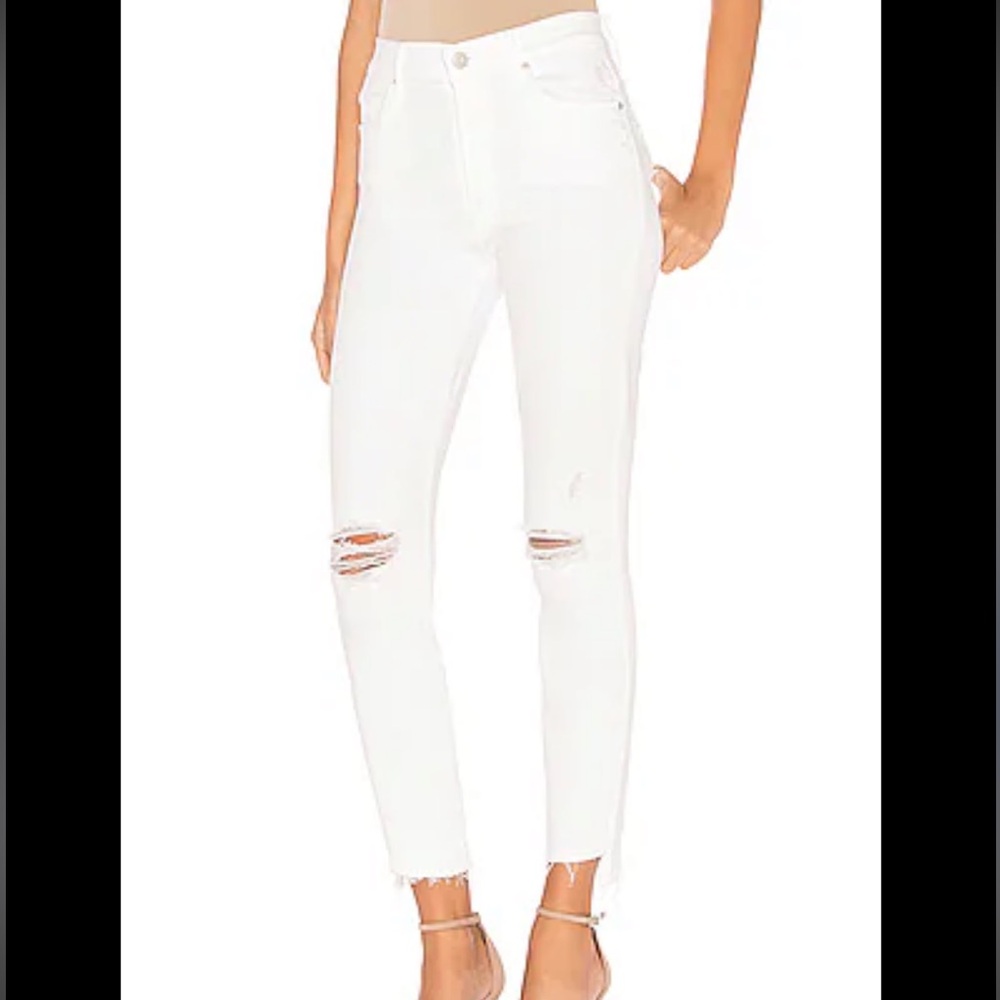 Mother Stunner Zip Ankle Step Fray in Little Miss Innocent